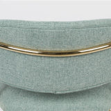Lounge Chair Jolien Gold/Light Green