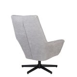 Lounge Chair Bruno Rib Light Grey