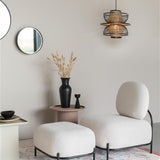Lounge Chair Polly Teddy Ivory