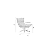 Lounge Chair John Anthracite