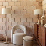 Lounge Chair Seina Swivel Beige
