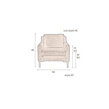 Sofa Houda 1-Seater Forest