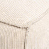 Sofa Fat Freddy Rib Left Natural