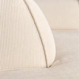 Sofa Fat Freddy Rib Left Natural