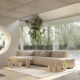 Sofa Fat Freddy Rib Left Natural