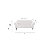 Sofa Kate Bouclé Camel