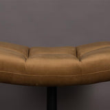 Hocker Bar Velvet Golden Brown