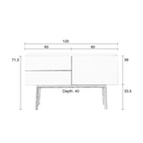 Cabinet High On Wood 2dr 1do