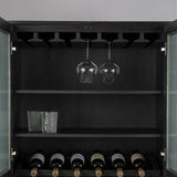 Cabinet Travis Black Oak