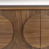 Sideboard Groove 2 Doors Walnut