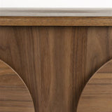 Sideboard Groove 2 Doors Walnut
