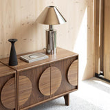 Sideboard Groove 2 Doors Walnut