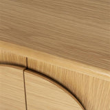 Sideboard Groove 2 Doors Natural Oak