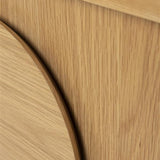 Sideboard Groove 2 Doors Natural Oak