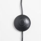Floor Lamp Tripod Wood Black