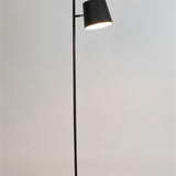 Floor Lamp Buckle Head Black