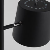 Floor Lamp Buckle Head Black