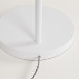 Floor Lamp Buckle Head White