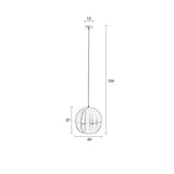 Pendant Lamp Retro '70 Copper R40