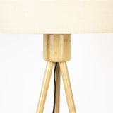 Floor Lamp Fan Bamboo