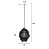 Pendant Lamp Lena L Black
