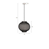 Pendant Lamp Ming Round 45