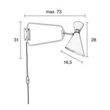 Wall Lamp Shady White
