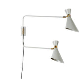 Wall Lamp Double Shady Grey