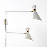 Wall Lamp Double Shady Grey