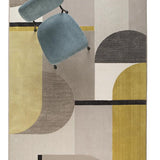 Carpet Hilton 160x230 Grey/Yellow