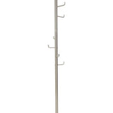 Coat Rack Hooked Satin Nickel