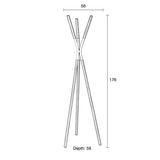Coat Rack Pinnacle Dark Grey