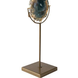 Candle Holder Gem Green