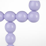 Candle Holder Bubbles Two Shiny Lilac