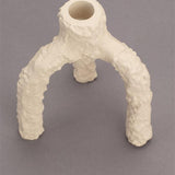 Candle Holder Cruz L Beige