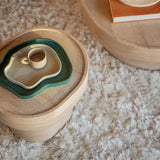 Tray Revolt Set Of 2 Green Ivory