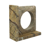 Book End Satpura Brown Marble (Set of 2)