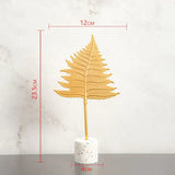 Nordic Gold Ginkgo Leaves Sculpture