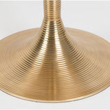 Hypnotising Round Dining Table Gold