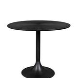 Hypnotising Round Dining Table Black