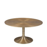Hypnotising Round Coffee Table Gold
