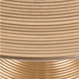 Hypnotising Round Coffee Table Gold