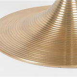 Hypnotising Round Coffee Table Gold