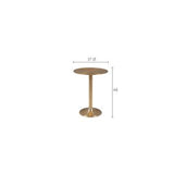 Hypnotising Round Side Table Black
