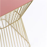 No Offence Side Table Old Pink