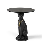 Proudly Crowned Panther Side Table Black