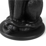Proudly Crowned Panther Side Table Black