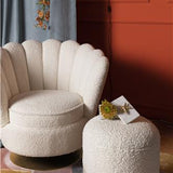 Mother Of All Shells Lounge Chair Teddy Natural
