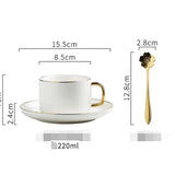 High-quality Matte Gilt Rim White Porcelain Dinner Tray Kitchen Plates Ceramic Tableware Food Dishes Rice Salad Noodles Bowl