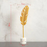 Nordic Gold Ginkgo Leaves Sculpture